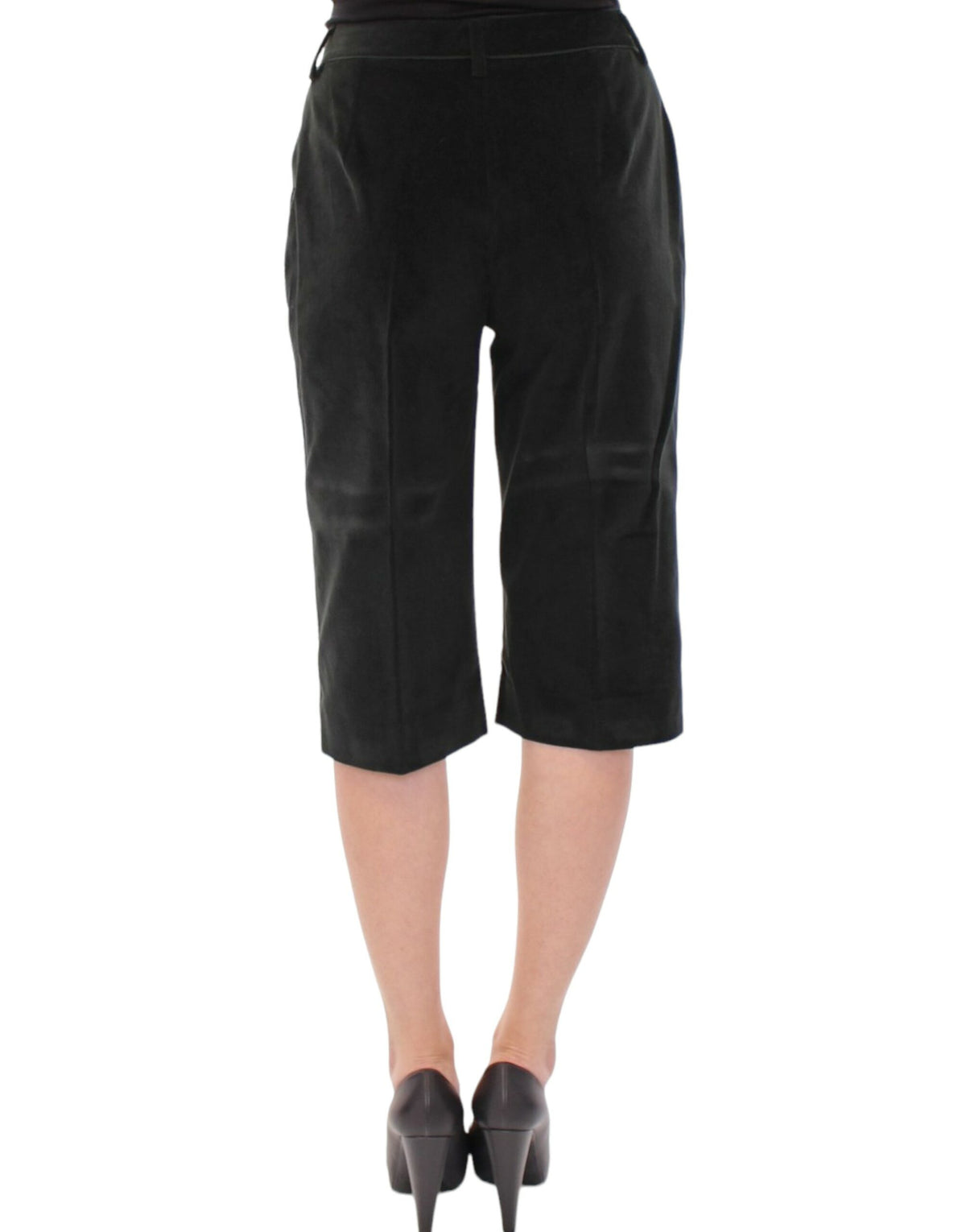 Dolce & Gabbana Black Cotton Shorts Pants