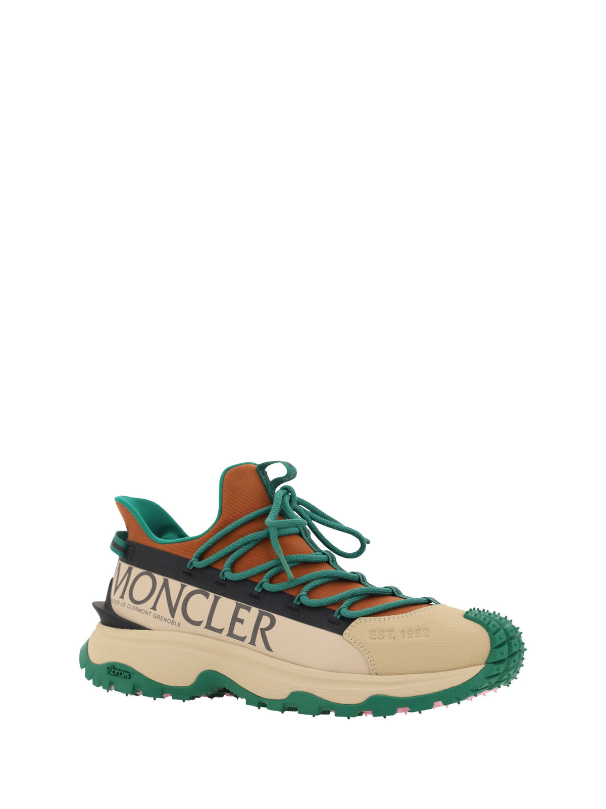 Moncler Brown Rubber Trail Grip Lite 2 sneakers