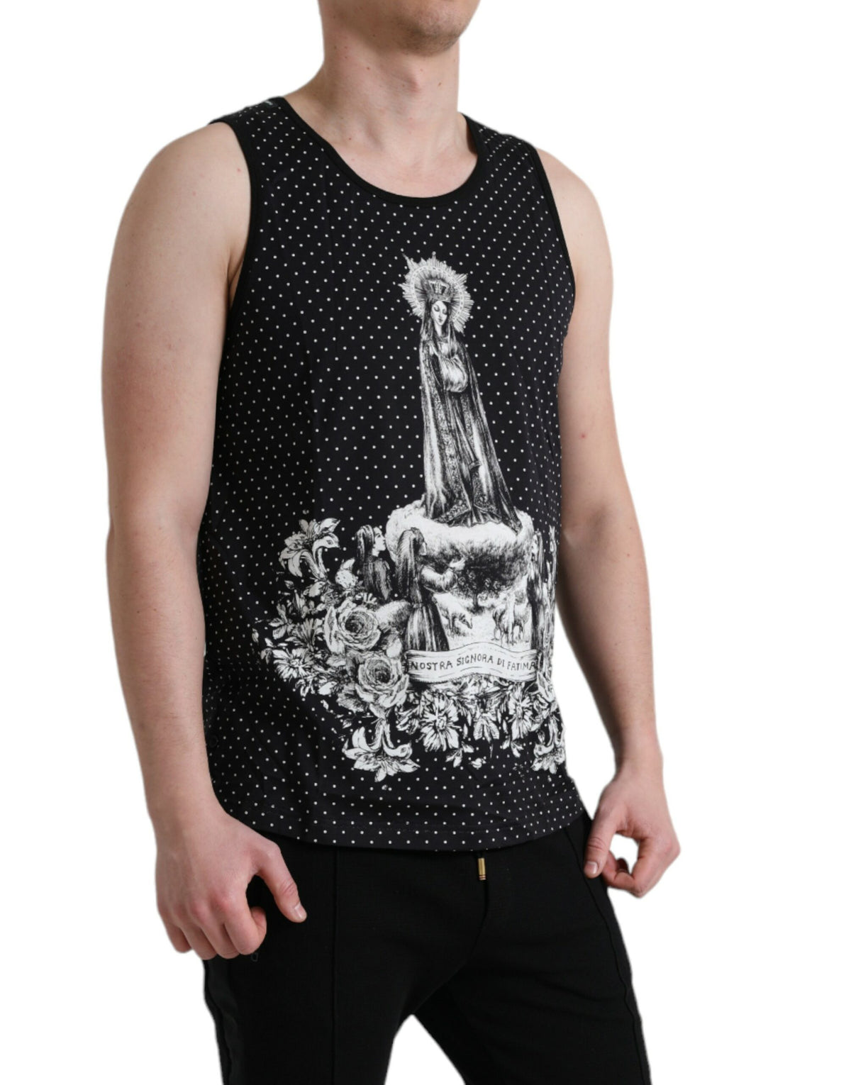 Dolce & Gabbana Sleeveless Nostra Signora Graphic Tee