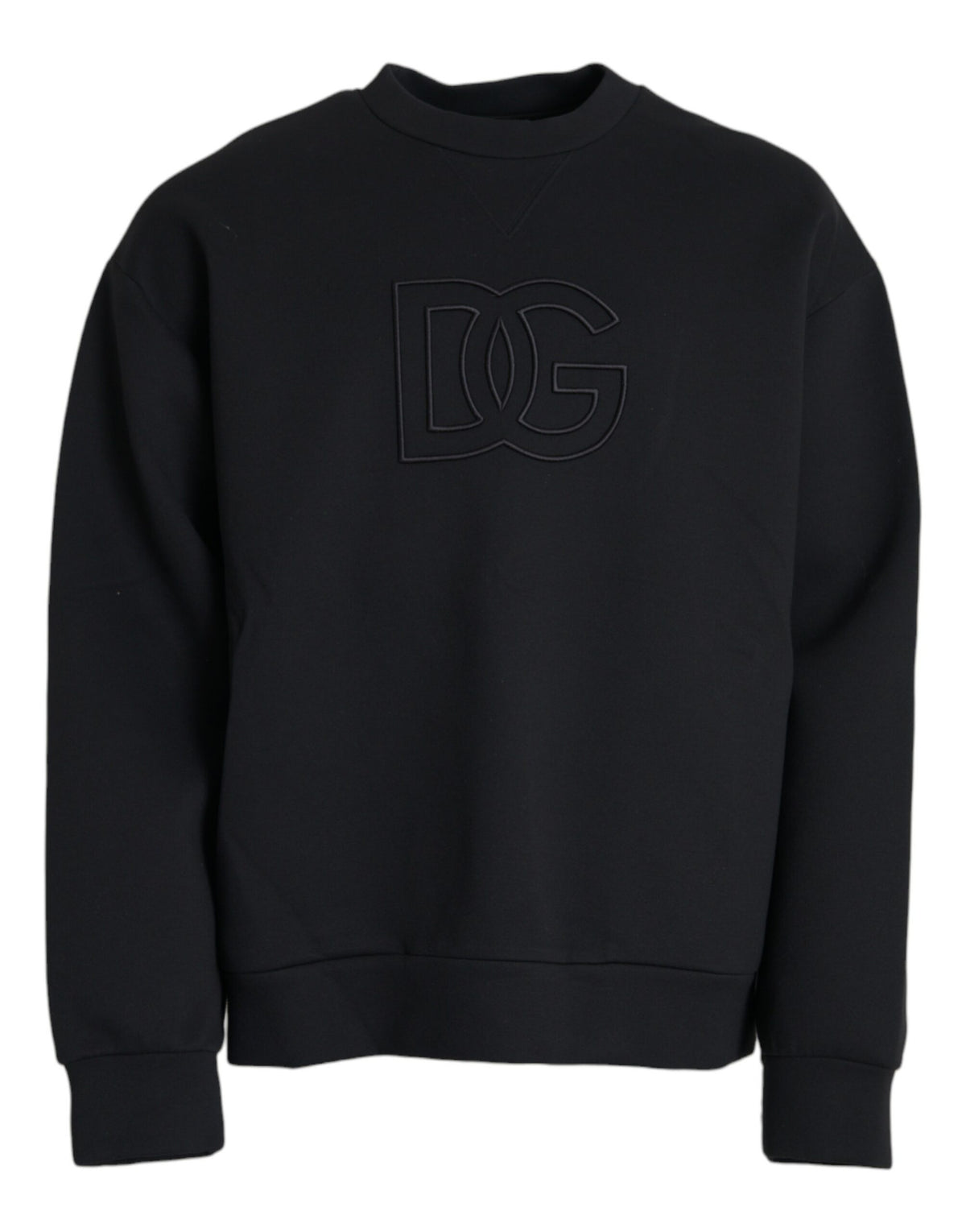 Dolce & Gabbana Black DG Logo Pullover Sweatshirt Sweater