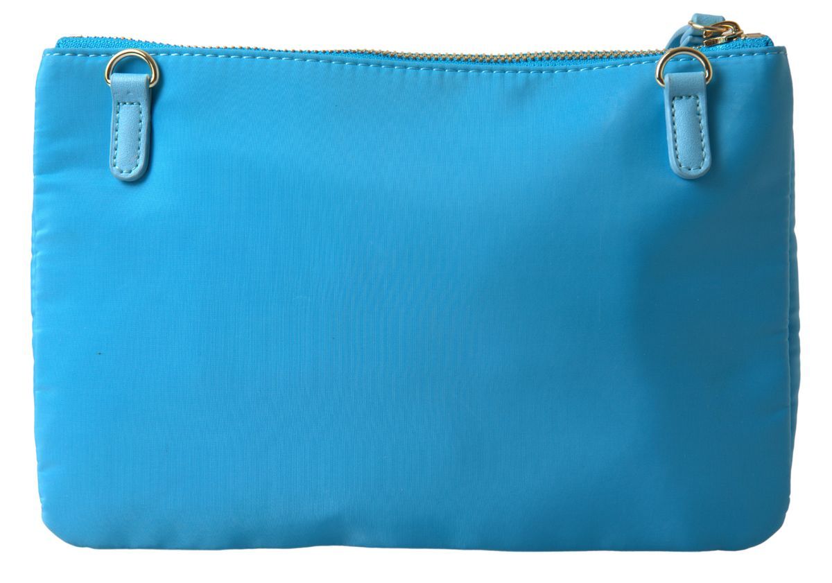 Twinset Elegant Silk Clutch With Bow Accent