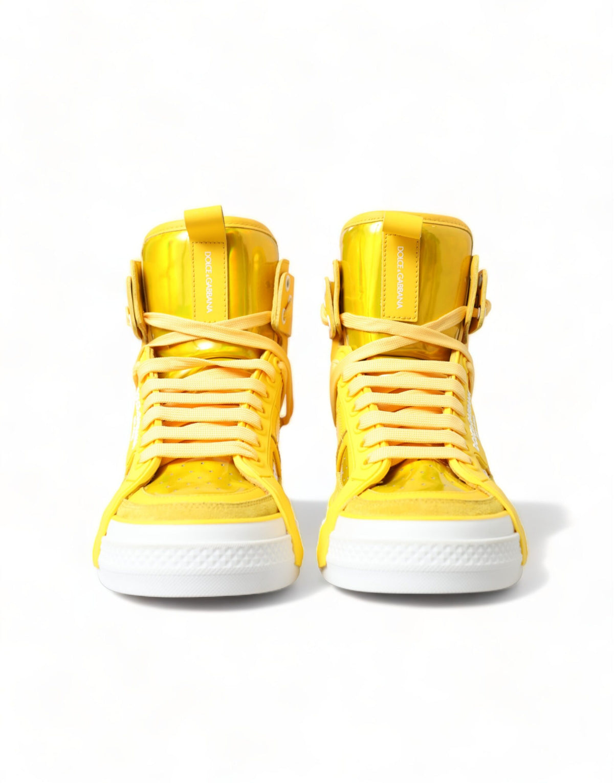 Dolce & Gabbana Chic High-Top Color-Block Sneakers