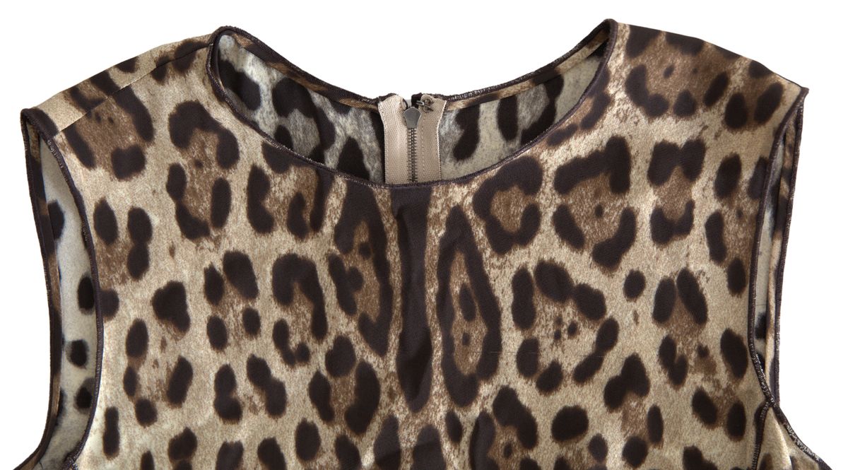 Dolce & Gabbana Elegant Leopard Print Tank Top