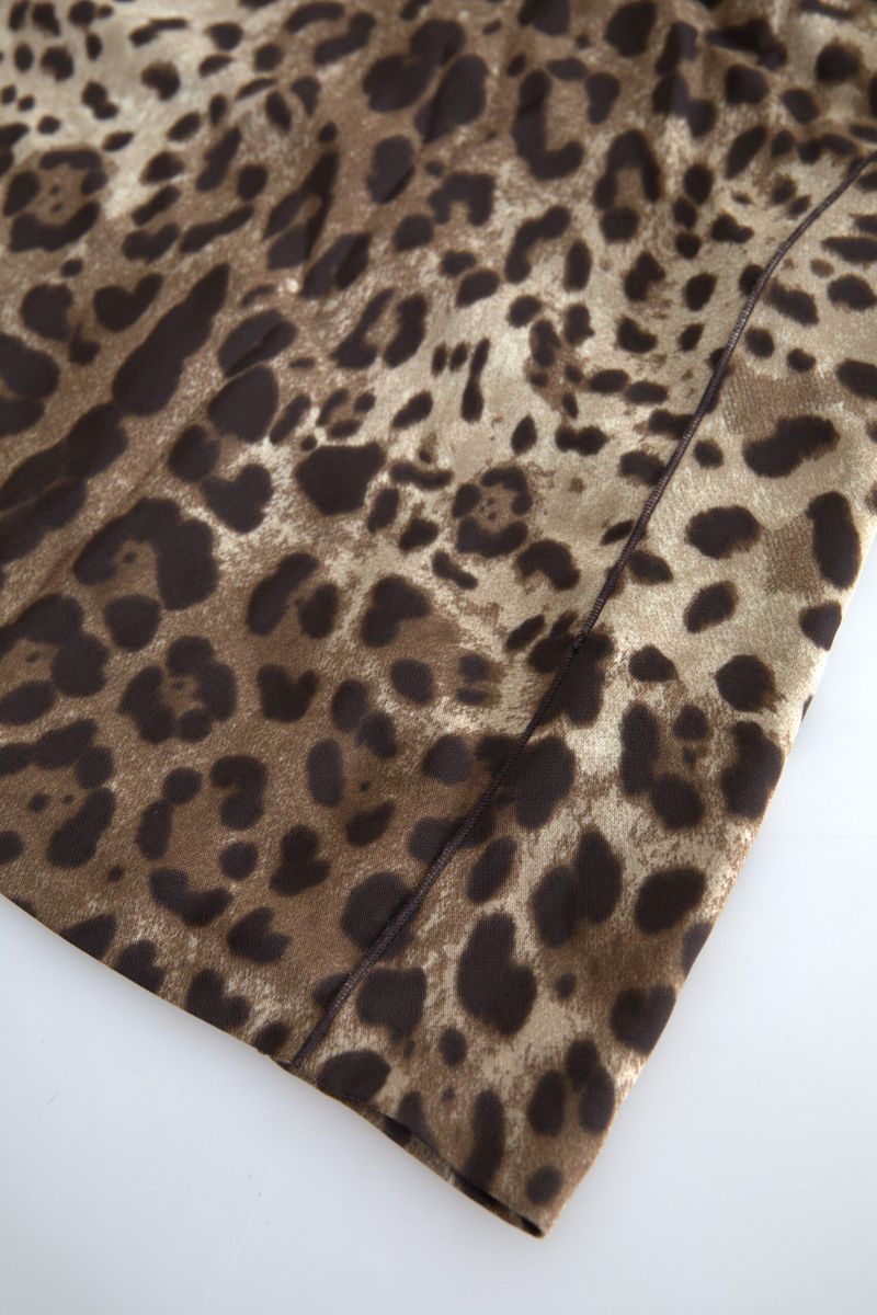 Dolce & Gabbana Elegant Leopard Print Tank Top