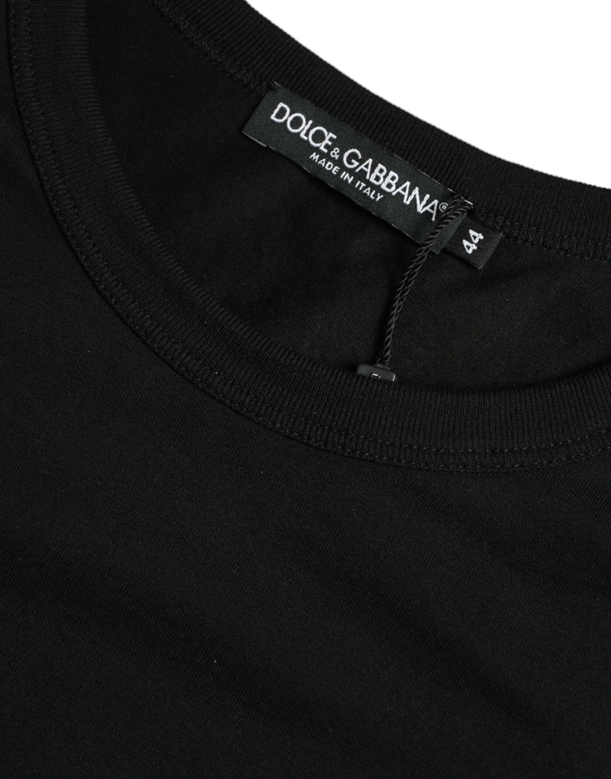 Dolce & Gabbana Elegant Embroidered Logo Cotton Tee