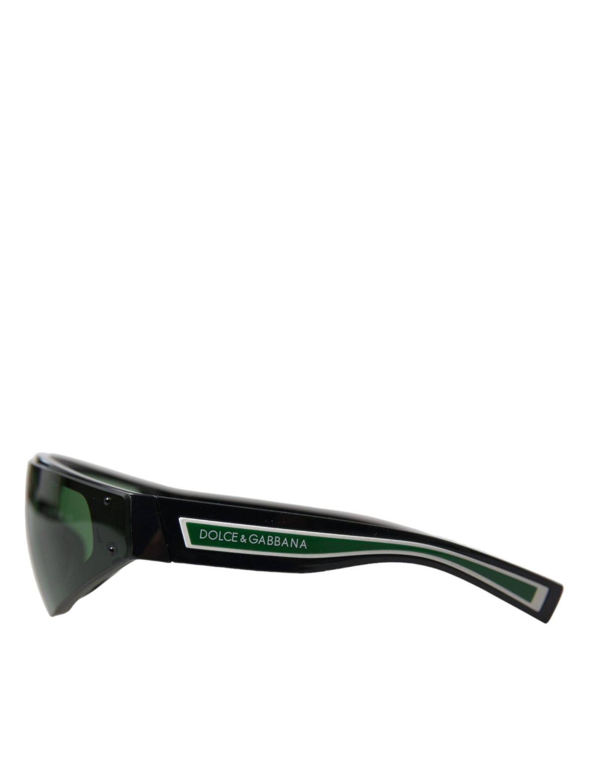 Dolce & Gabbana Sleek Men's Green-Lens Sunglasses