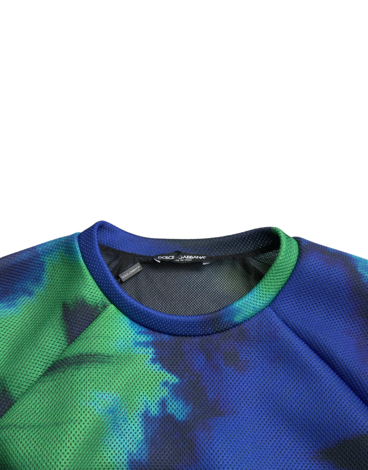 Dolce & Gabbana Multicolor Graphic Crew Neck Pullover Sweater