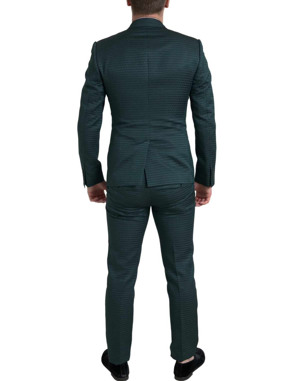 Dolce & Gabbana Emerald Elegance Slim Fit 3-Piece Suit