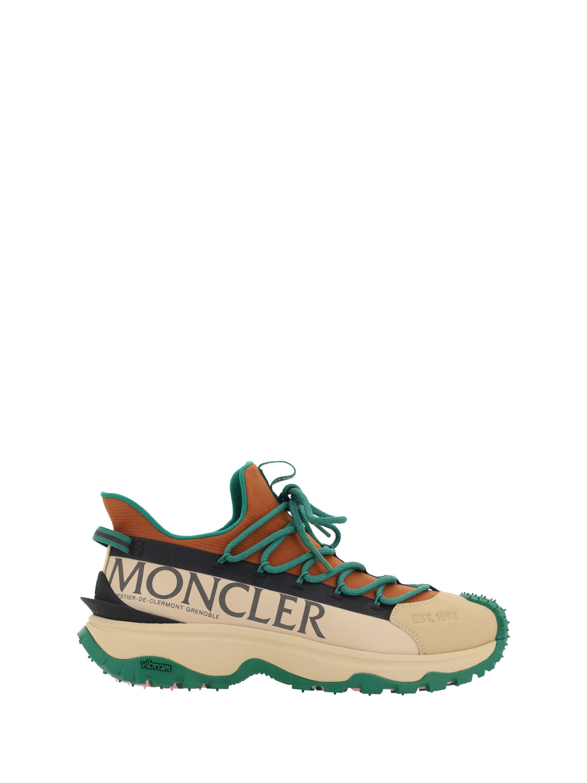 Moncler Brown Rubber Trail Grip Lite 2 sneakers