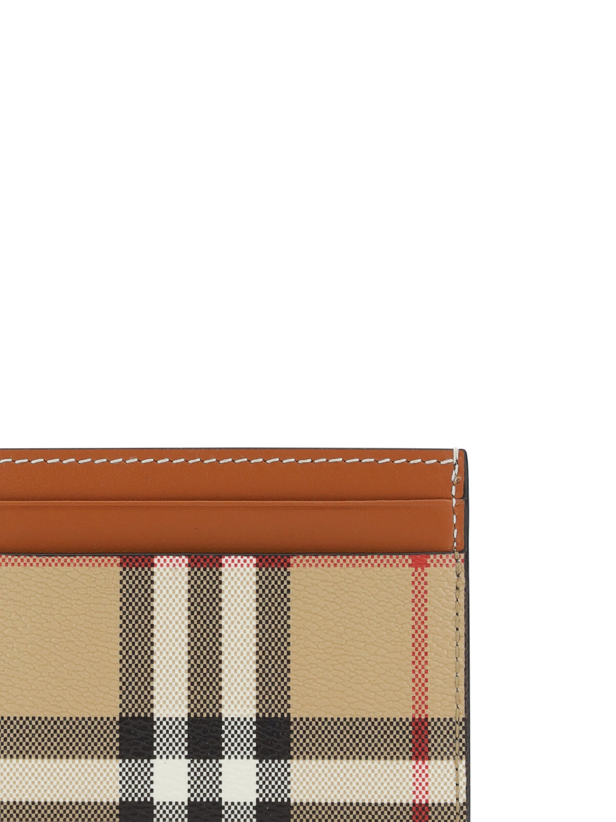 Burberry Brown Printed Canvas Cardholder