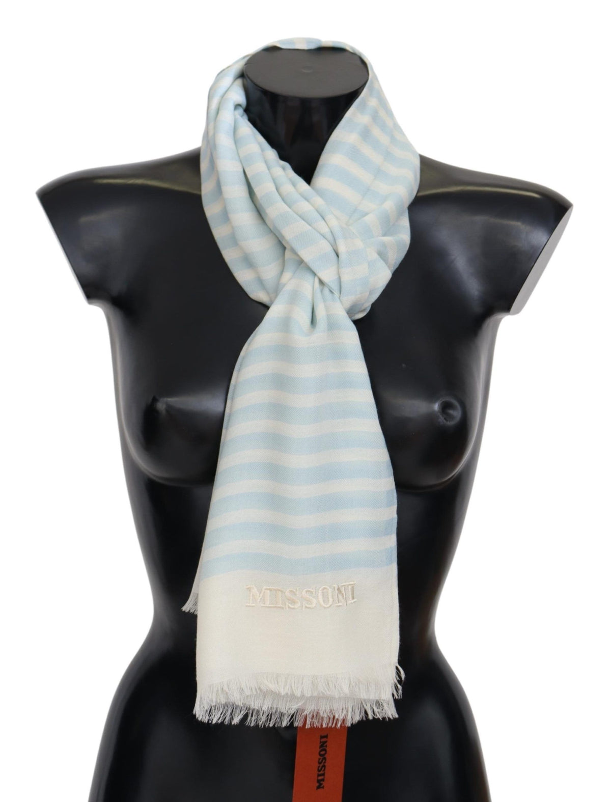 Missoni Elegant Cashmere Scarf With Linear Design