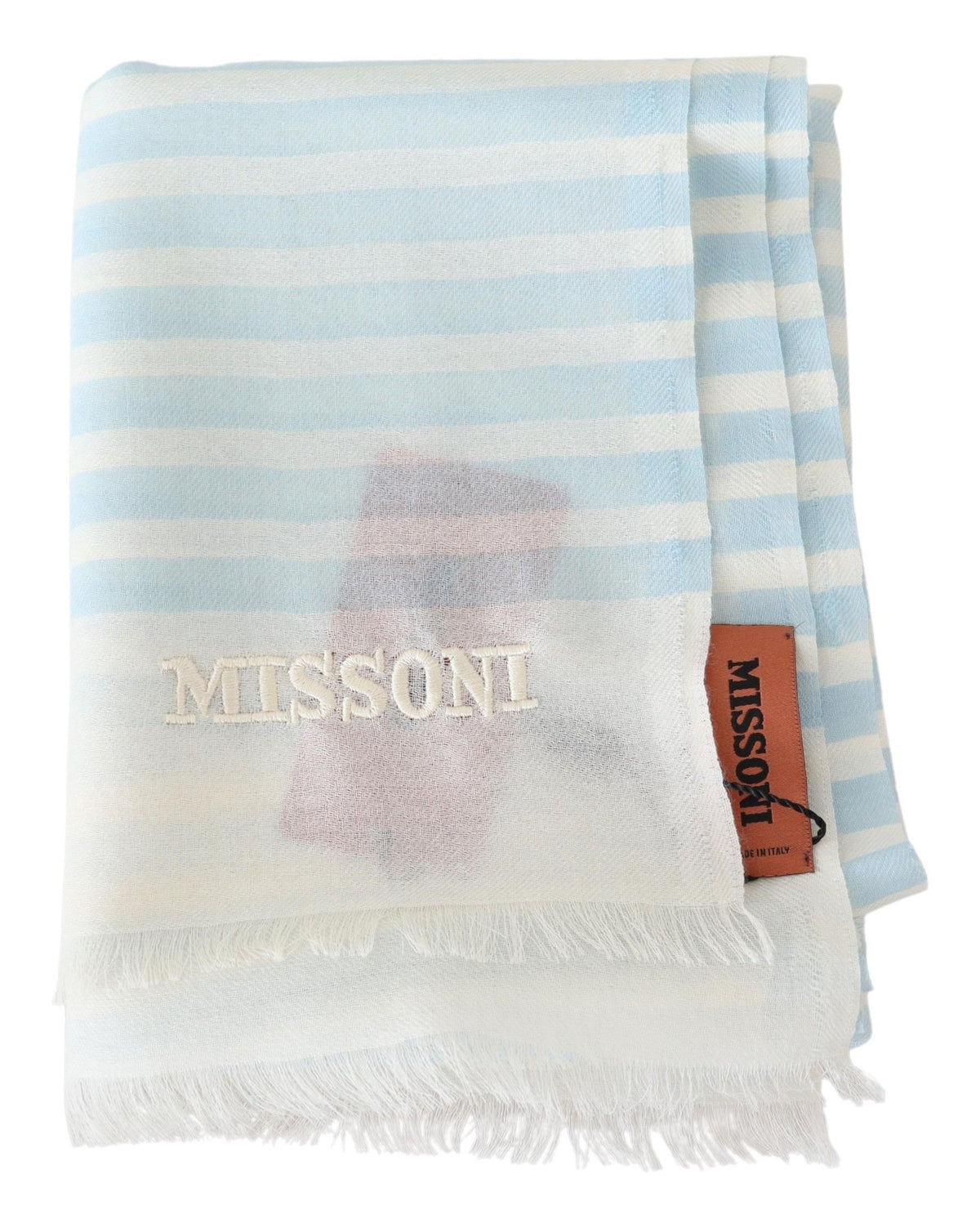 Missoni Elegant Cashmere Scarf With Linear Design