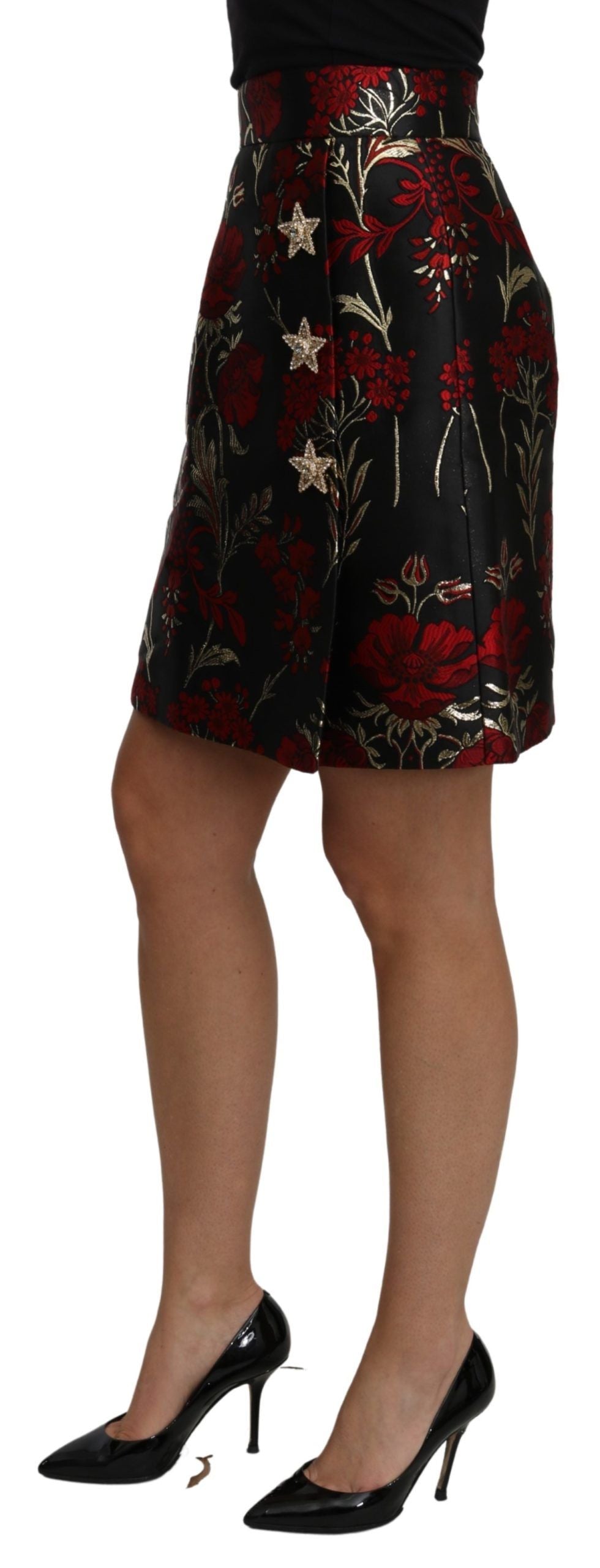 Dolce & Gabbana Elegant High Waist A-line Mini Skirt