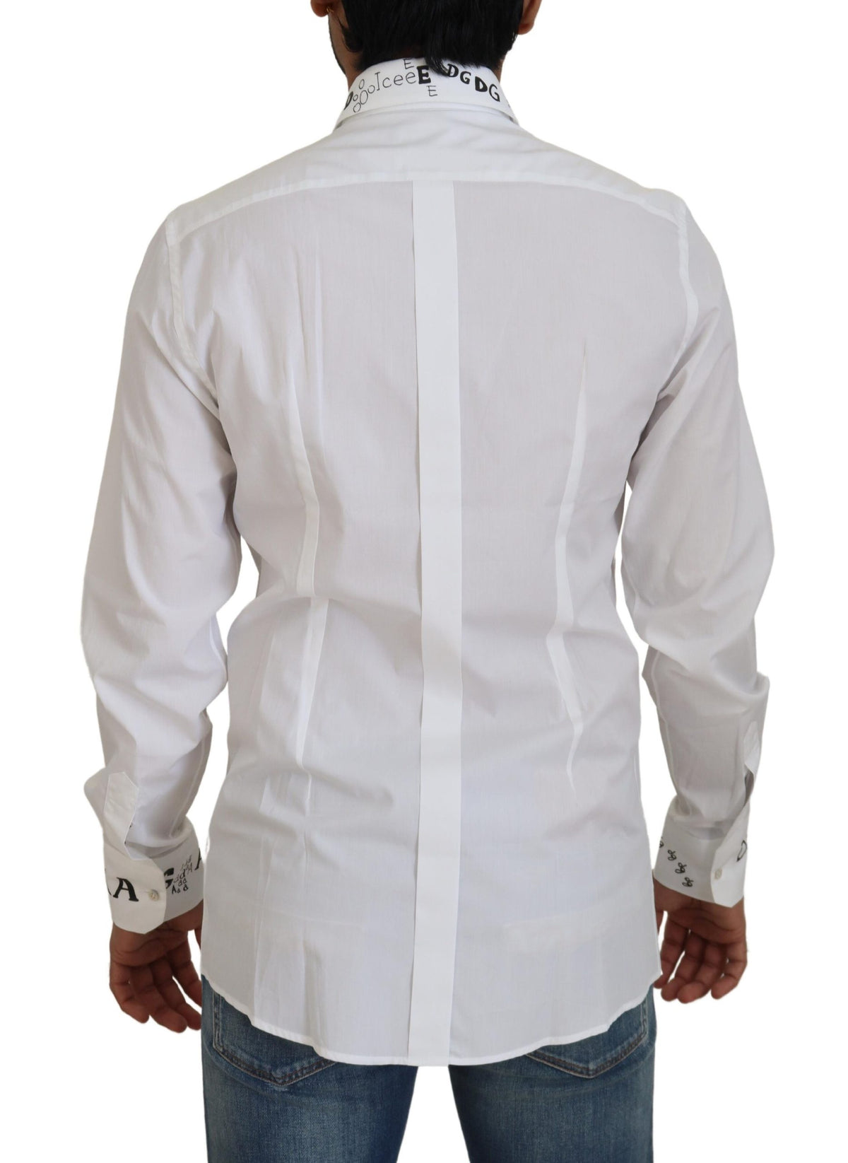 Dolce & Gabbana Elegant White Cotton Dress Shirt