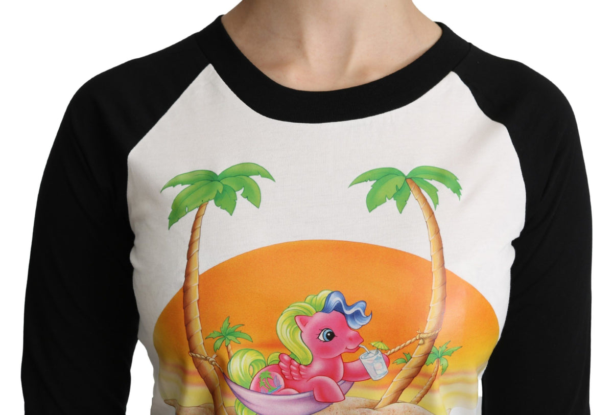 Moschino White Cotton T-shirt My Little Pony Top Tshirt