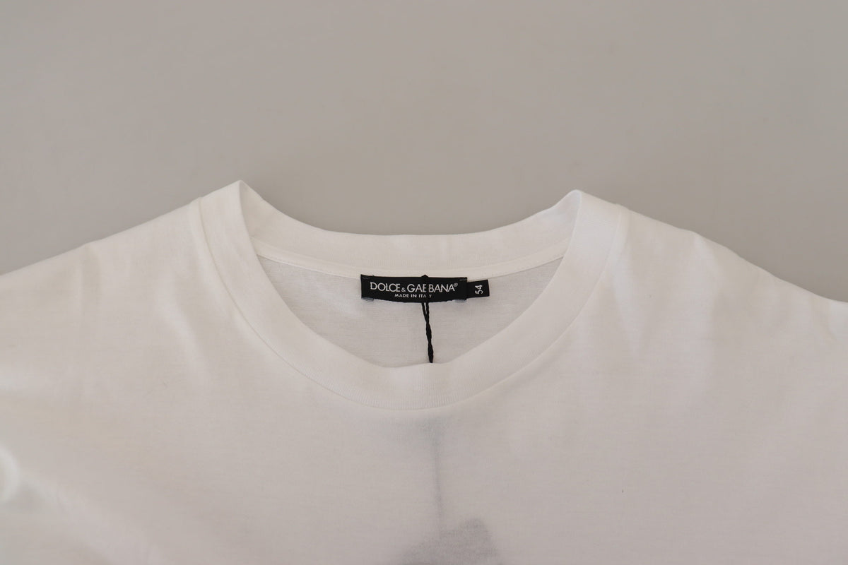 Dolce & Gabbana Elegant White Cotton Crewneck T-Shirt