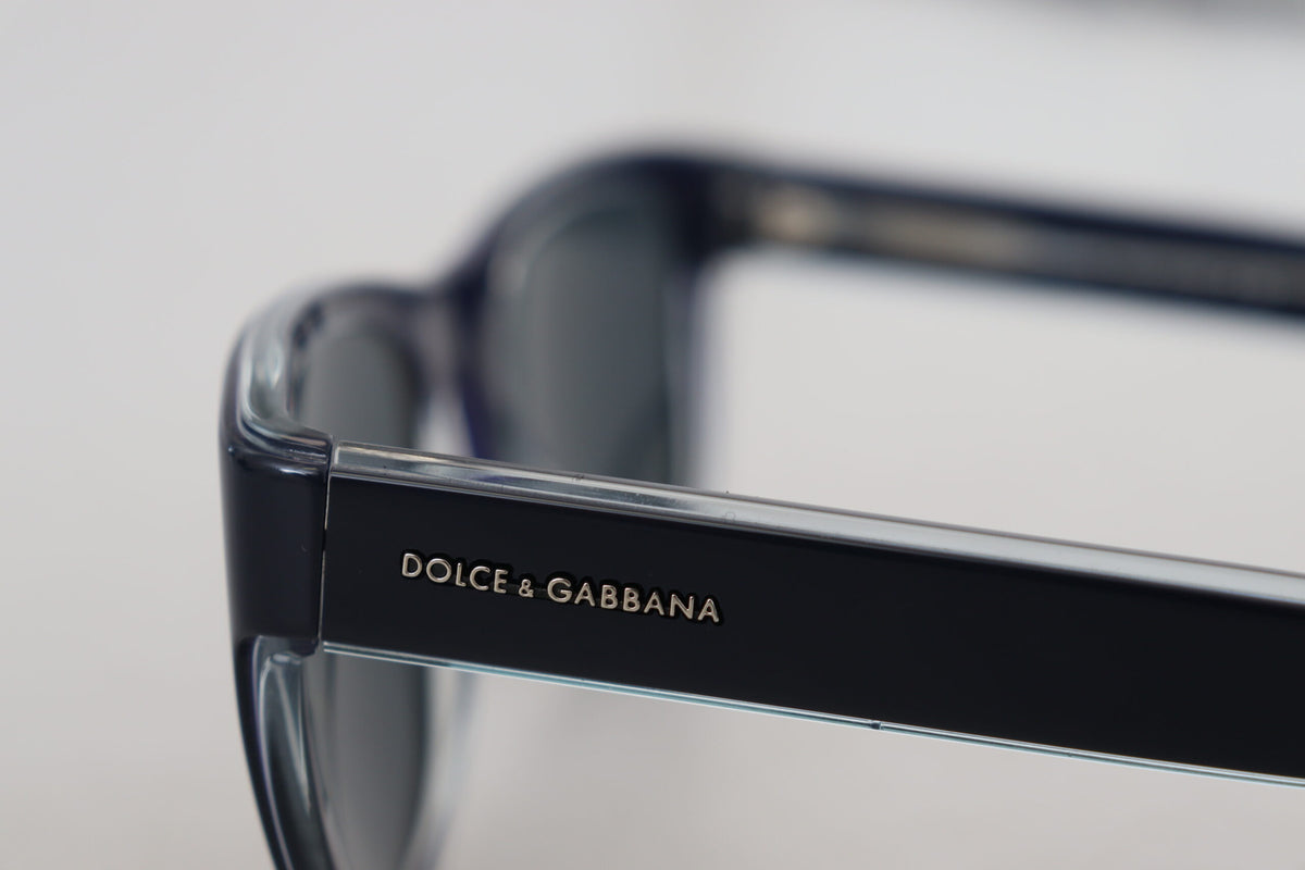 Dolce & Gabbana Chic Blue Acetate Designer Sunglasses