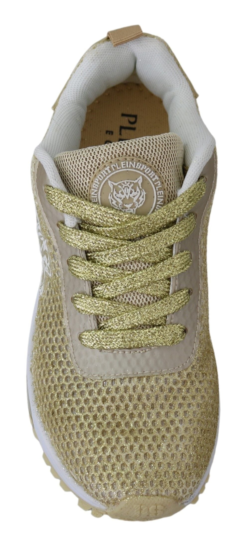 Square Sport Gold Polyester Gretel Sneakers Shoes