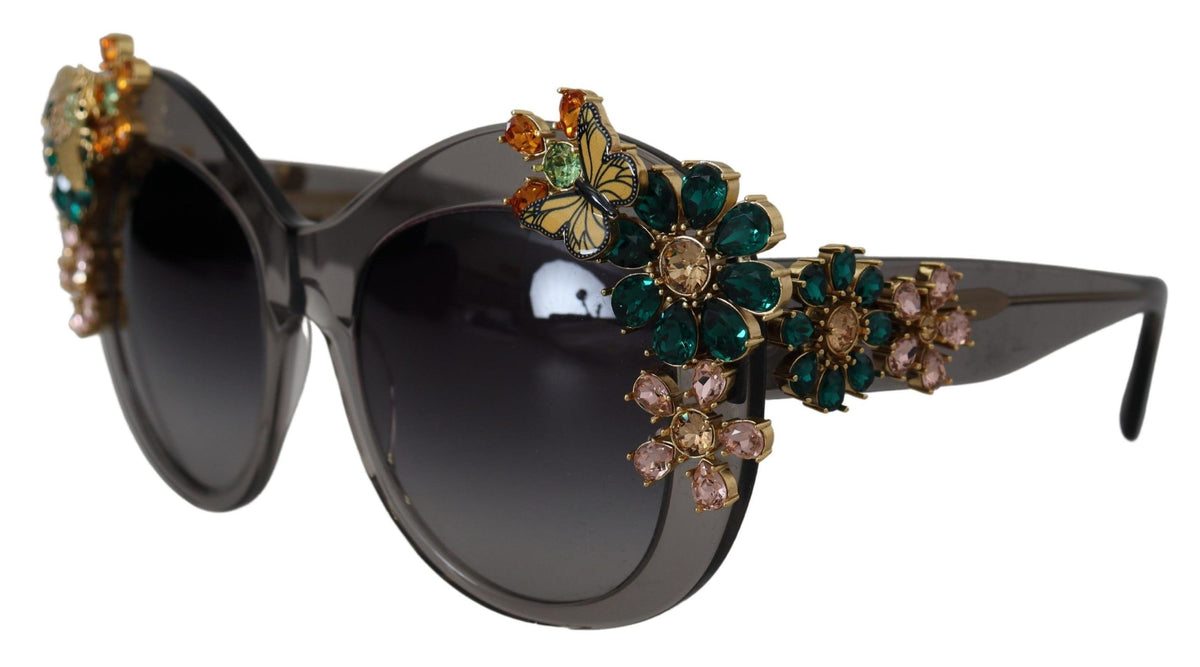 Dolce & Gabbana Crystal-Cat Eye Luxury Sunglasses