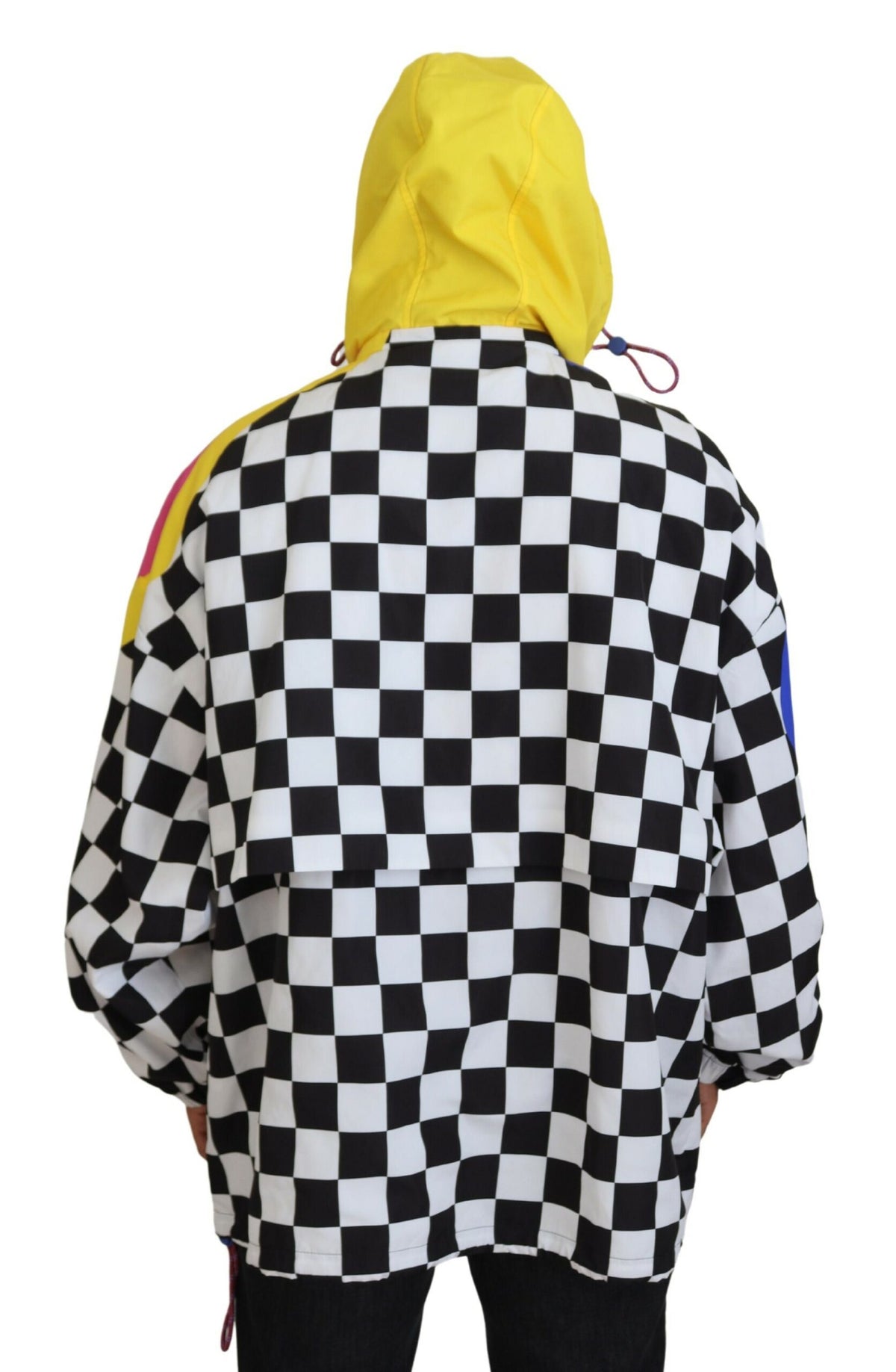 Dolce & Gabbana Multicolor Velcro Hooded Jacket