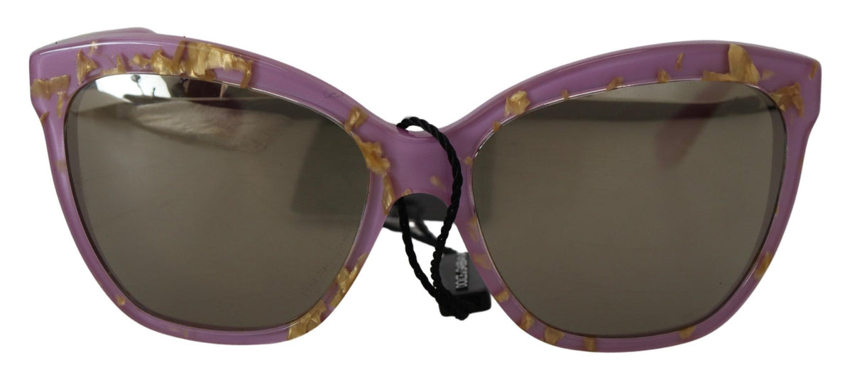 Dolce & Gabbana Elegant Violet Acetate Sunglasses