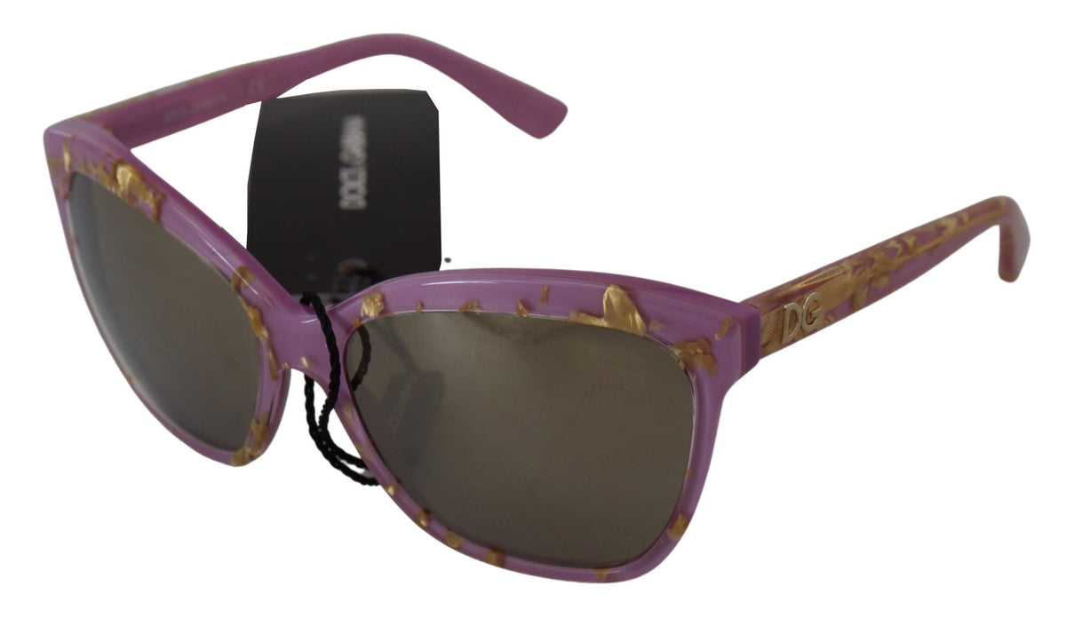 Dolce & Gabbana Elegant Violet Acetate Sunglasses