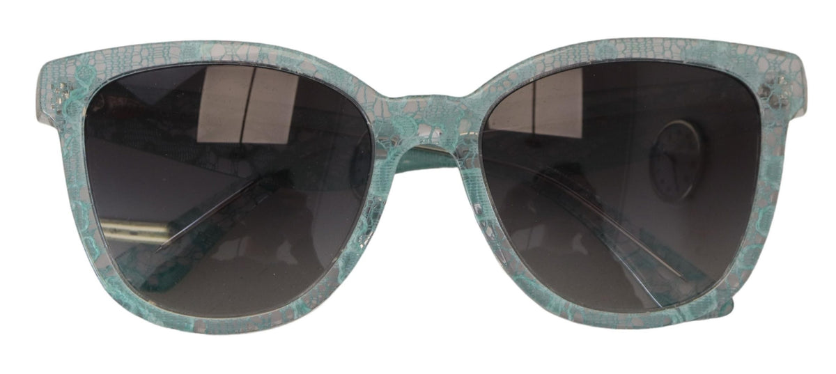 Dolce & Gabbana Sicilian Lace Crystal-Infused Sunglasses