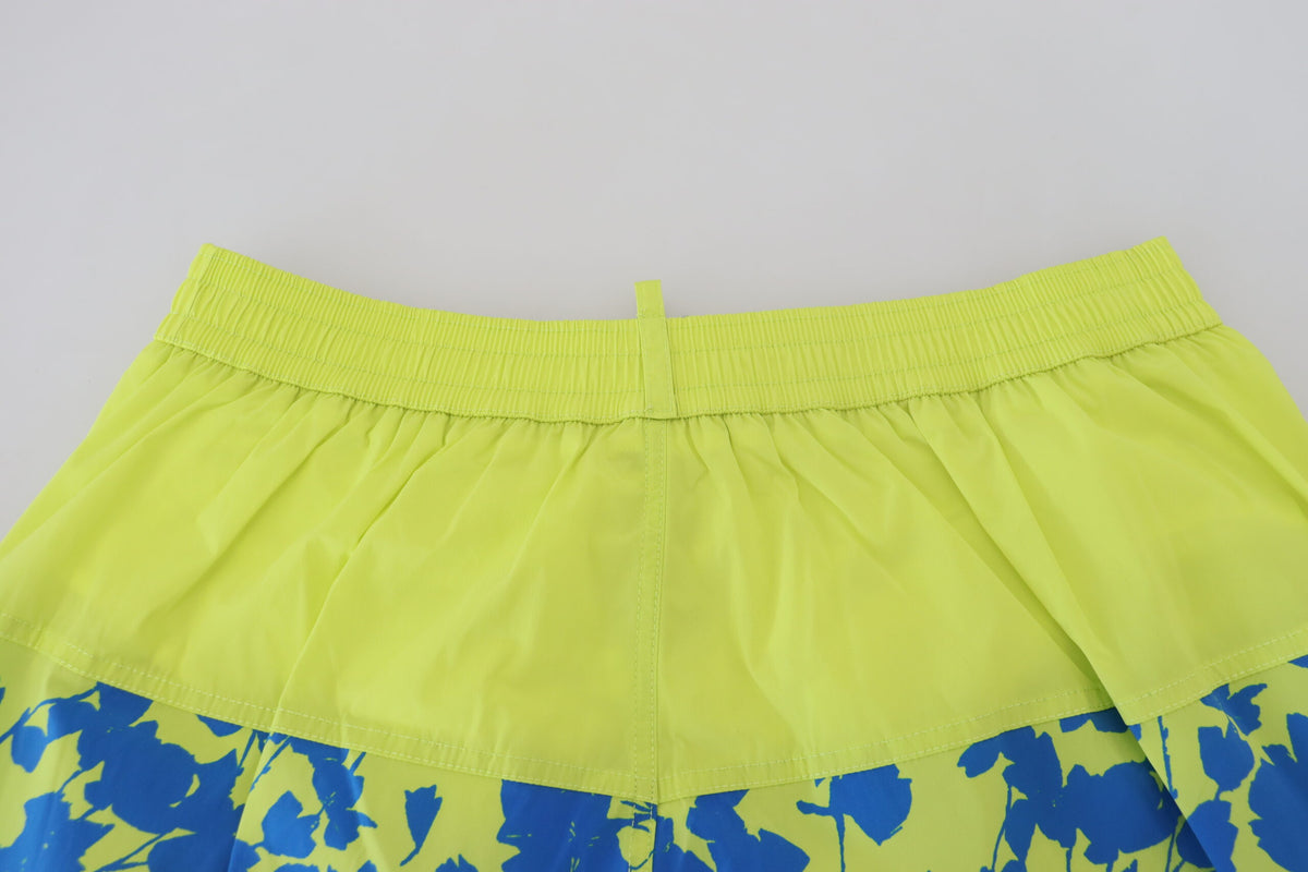 Dsquared² Exquisite Blue Green Swim Shorts Boxer