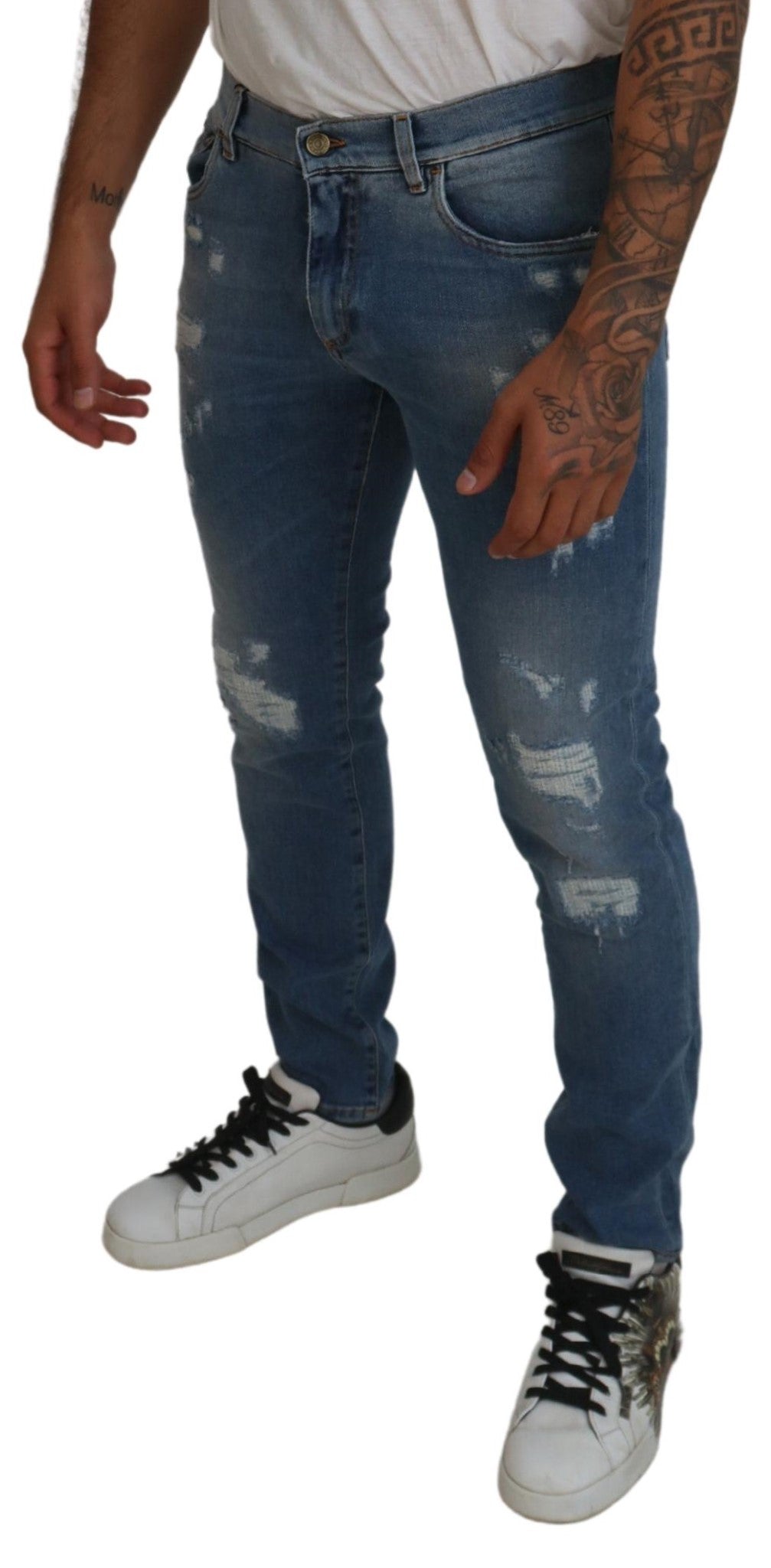 Dolce & Gabbana Chic Slim Fit Italian Denim Jeans