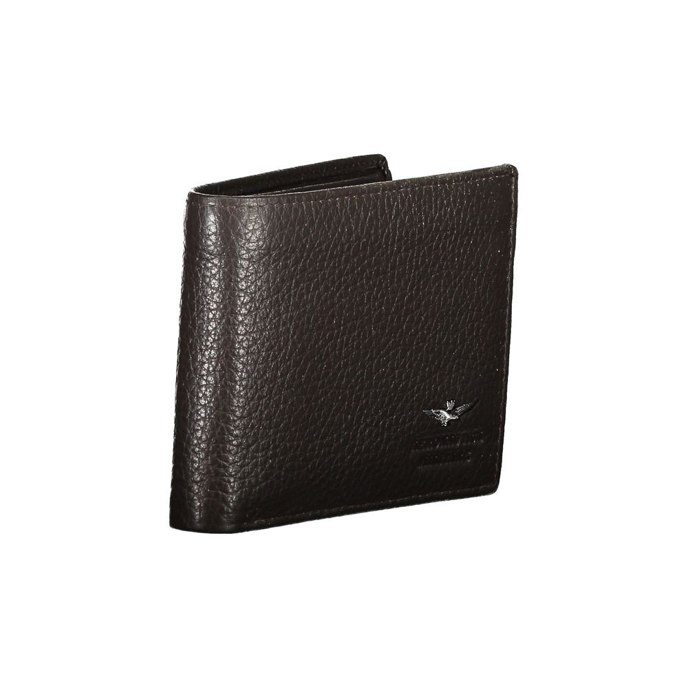 Aeronautica Militare Elegant Leather Dual-Compartment Wallet