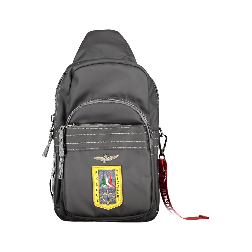 Aeronautica Militare Stylish Gray One-Shoulder Bag for Men