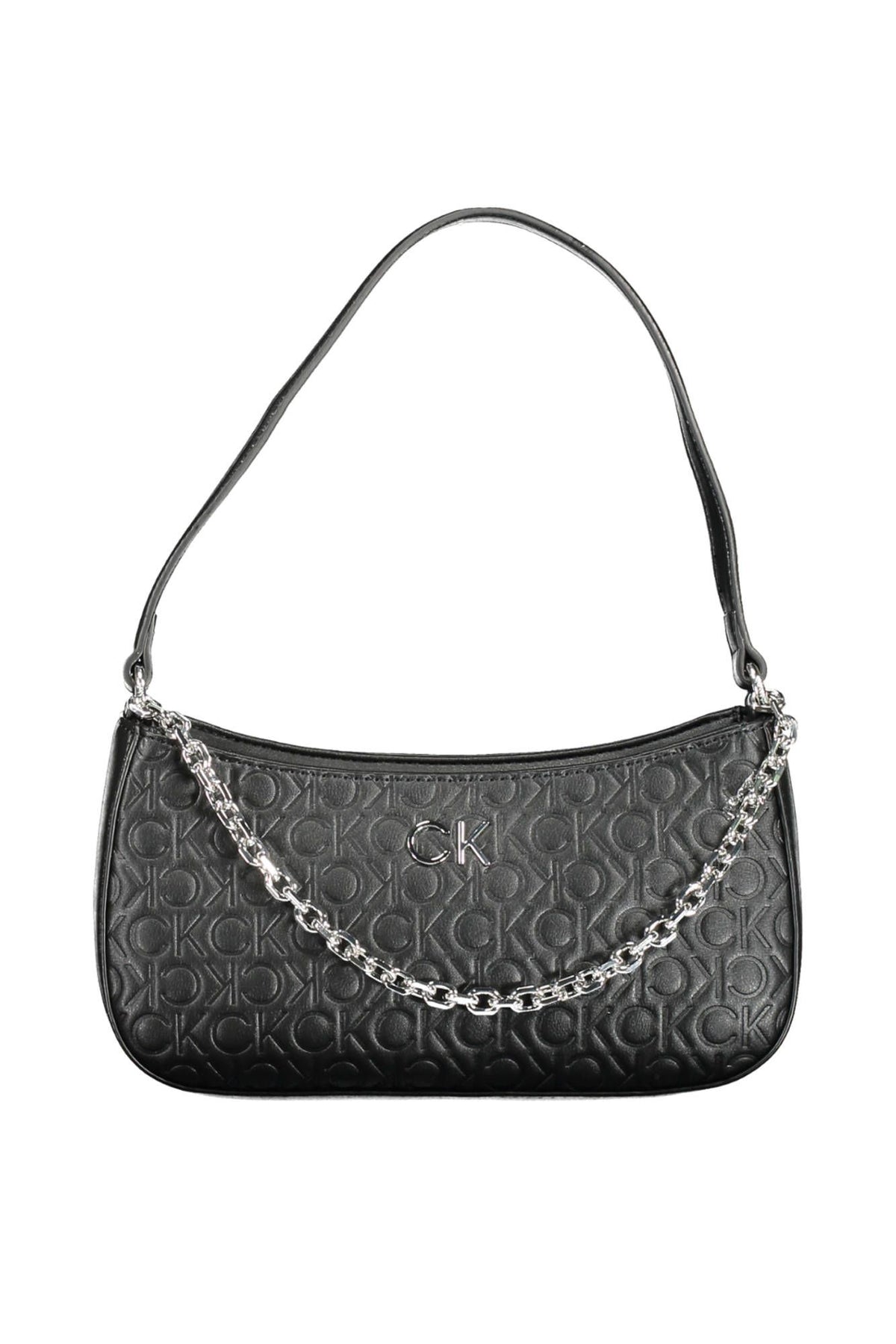 Calvin Klein Eco-Chic Black Chain Handle Handbag