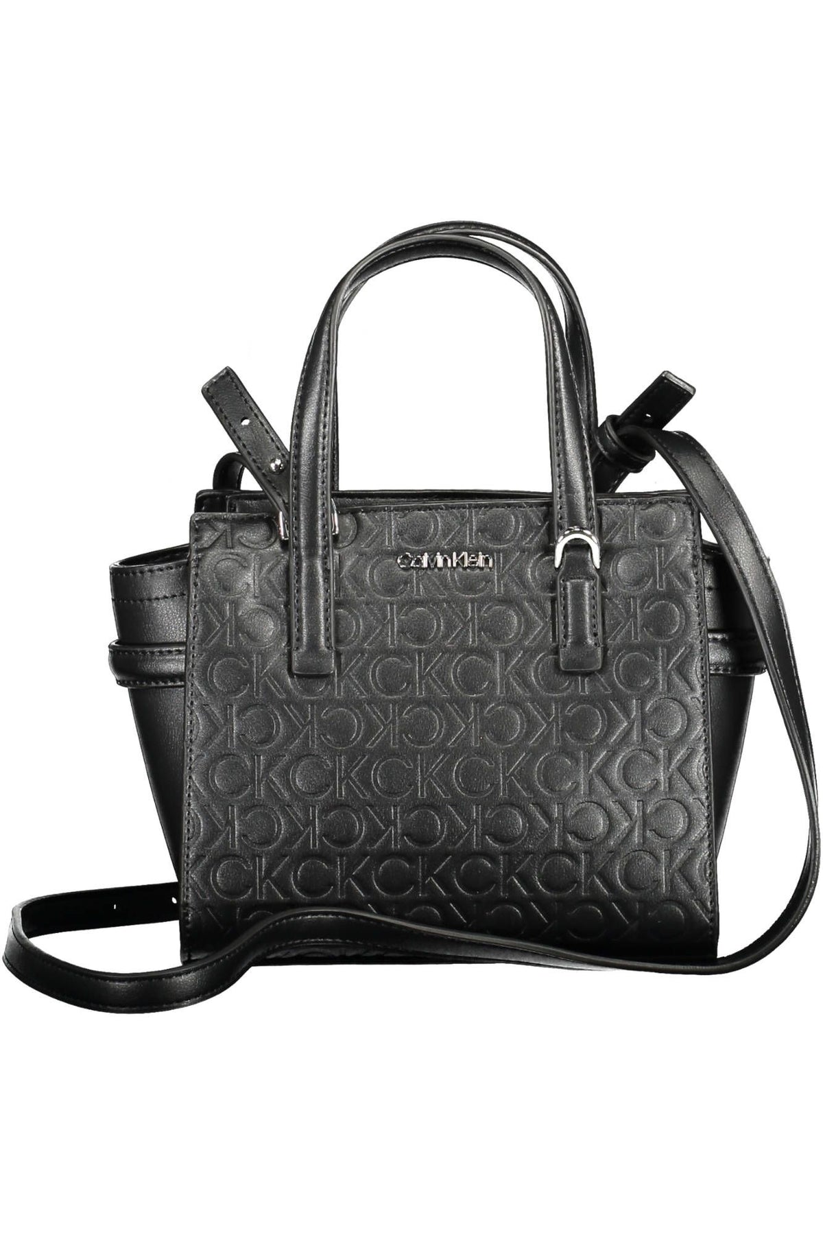 Calvin Klein Eco-Chic Black Handbag with Sleek Design