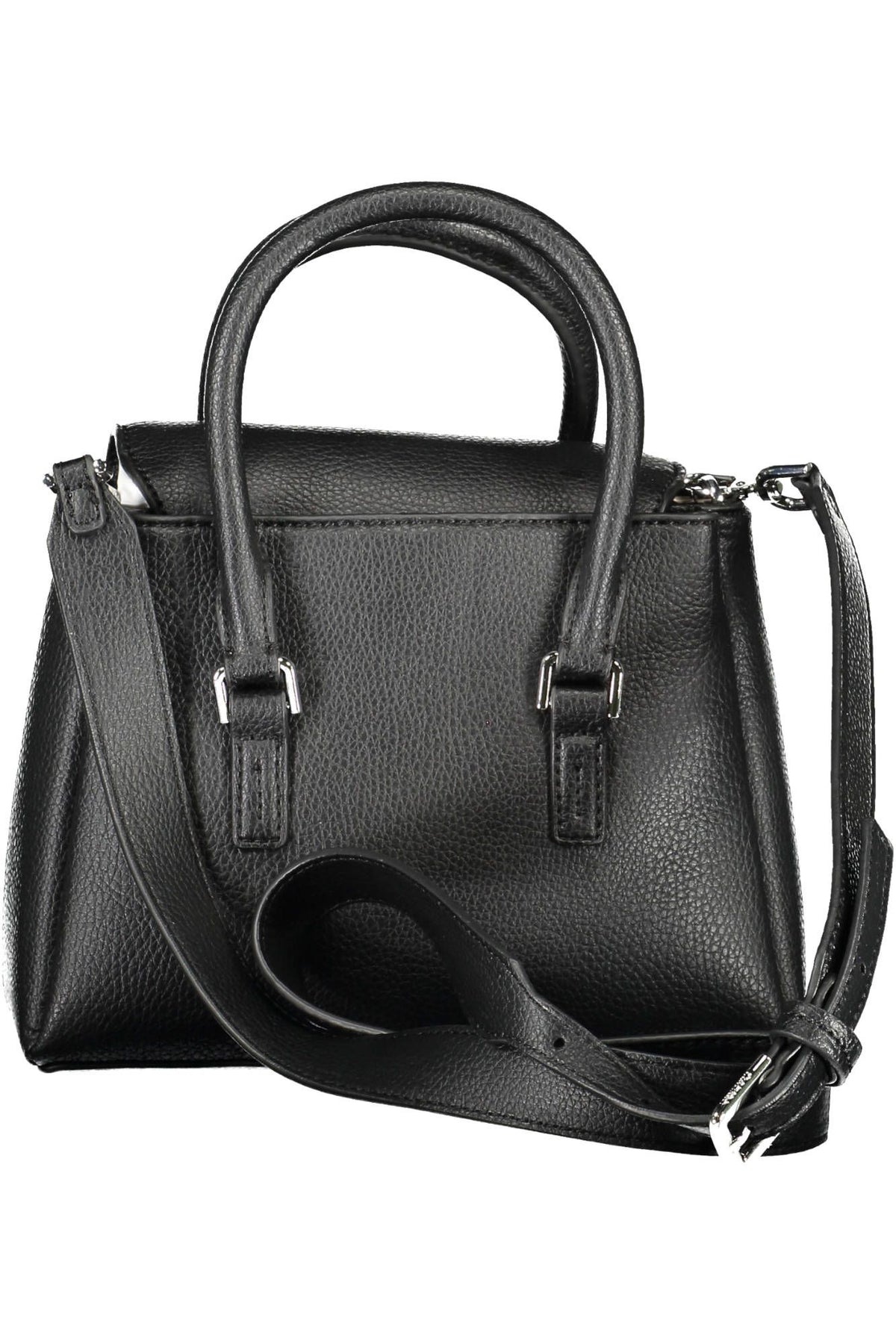 Calvin Klein Elegant Black Dual-Compartment Shoulder Bag