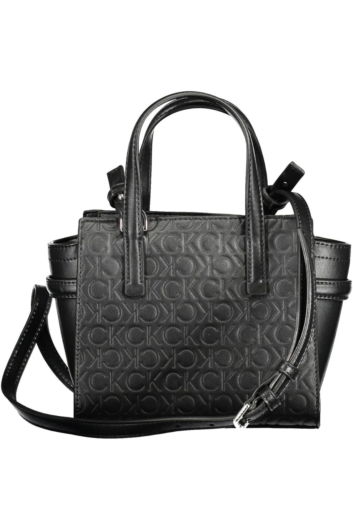 Calvin Klein Eco-Chic Black Handbag with Sleek Design