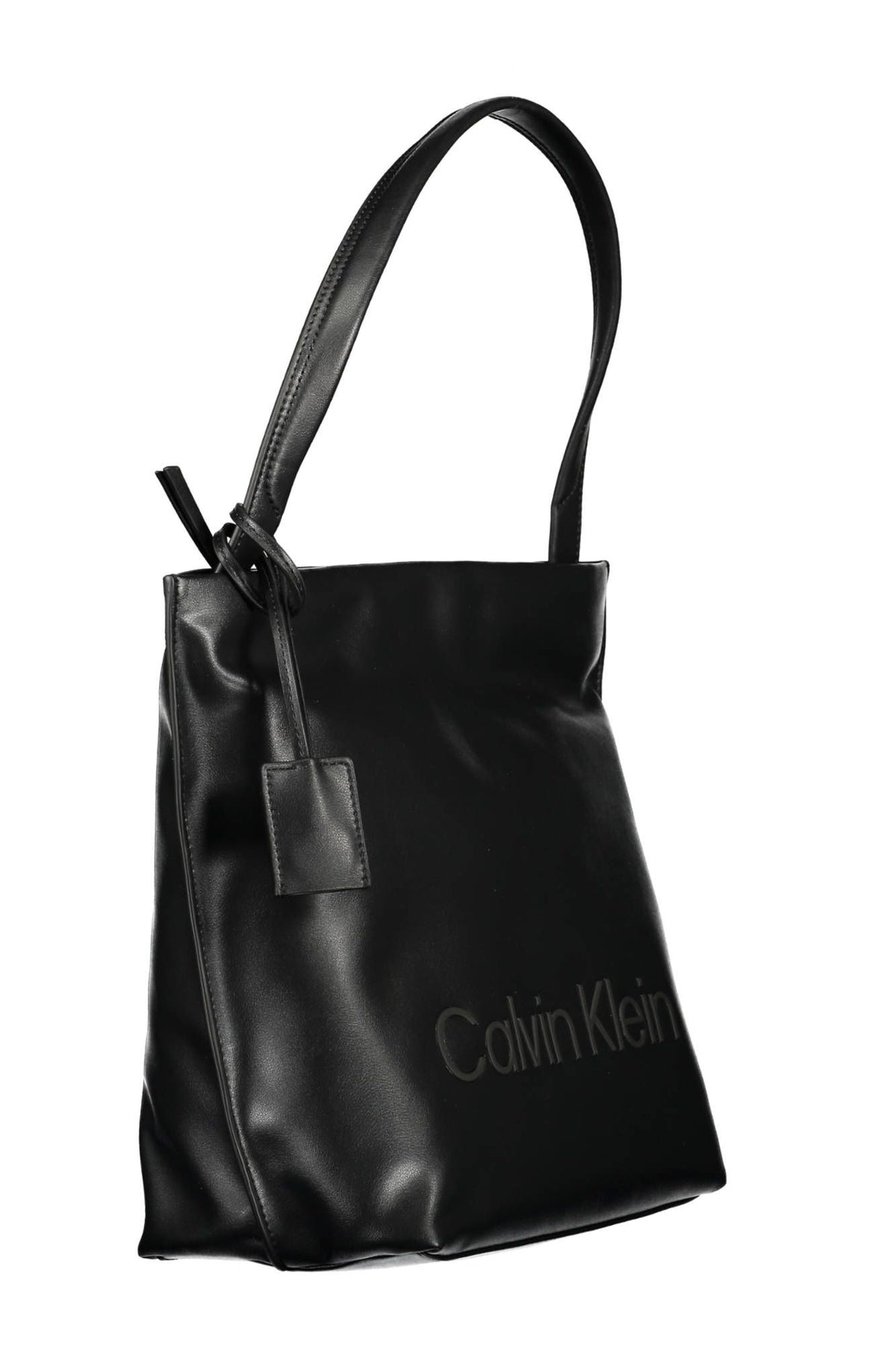 Calvin Klein Elegant One-Handle Shoulder Bag in Sleek Black