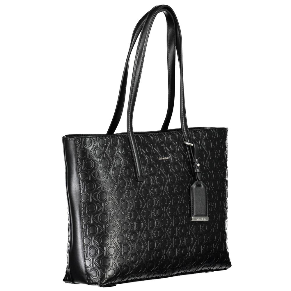 Calvin Klein Black Polyester Handbag