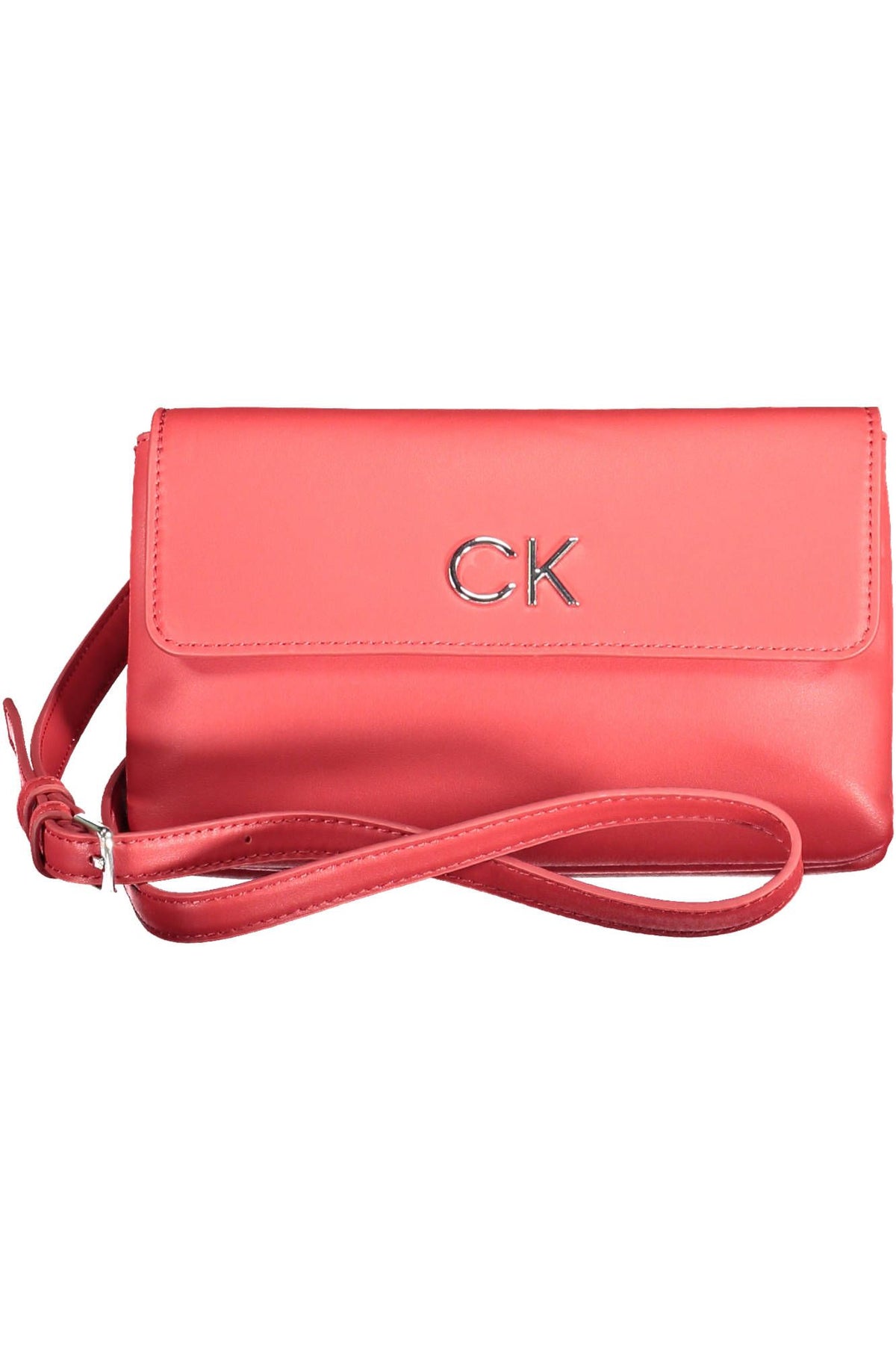 Calvin Klein Chic Red Shoulder Bag with Adjustable Strap