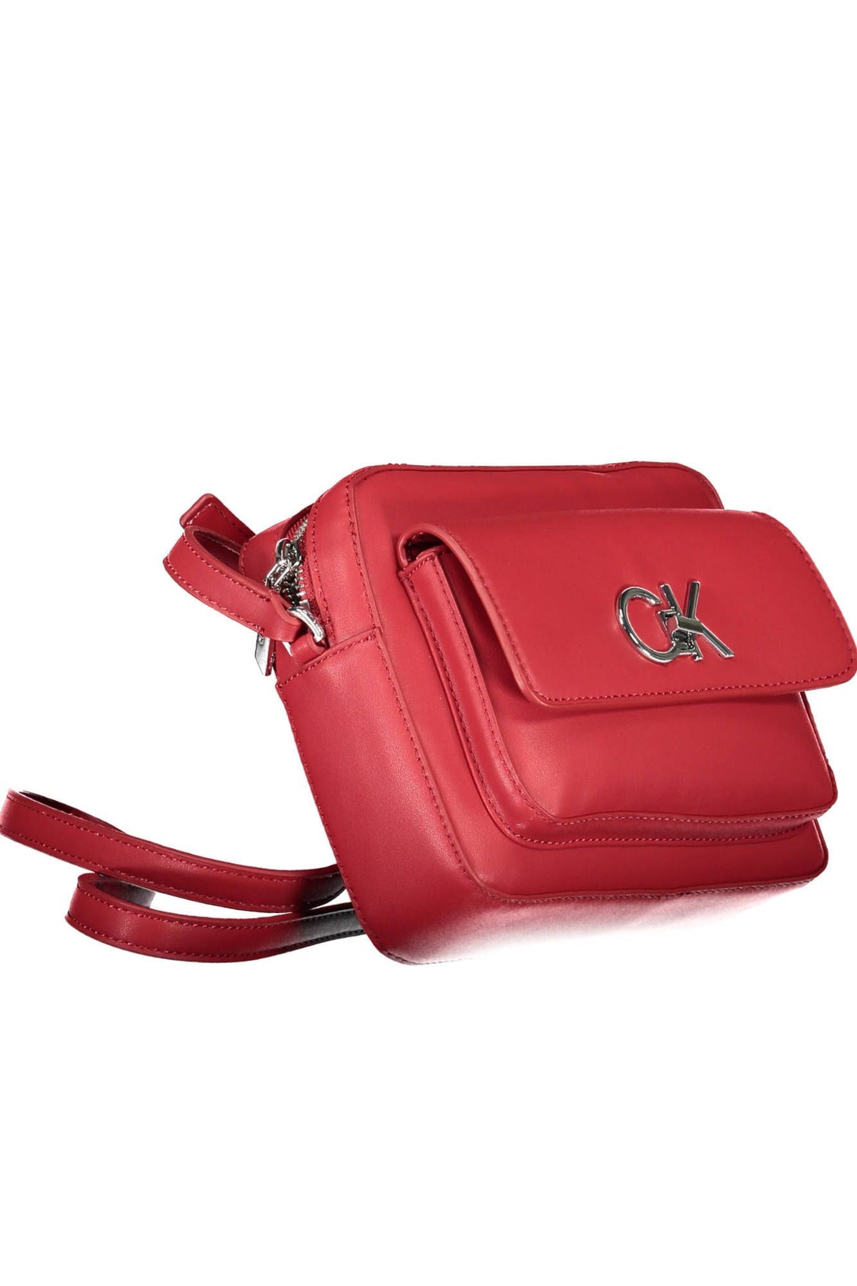 Calvin Klein Chic Red Adjustable Shoulder Bag