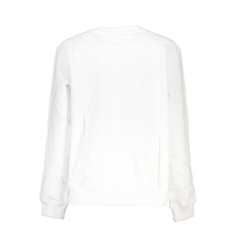 Calvin Klein Elegant Long Sleeve White Sweatshirt