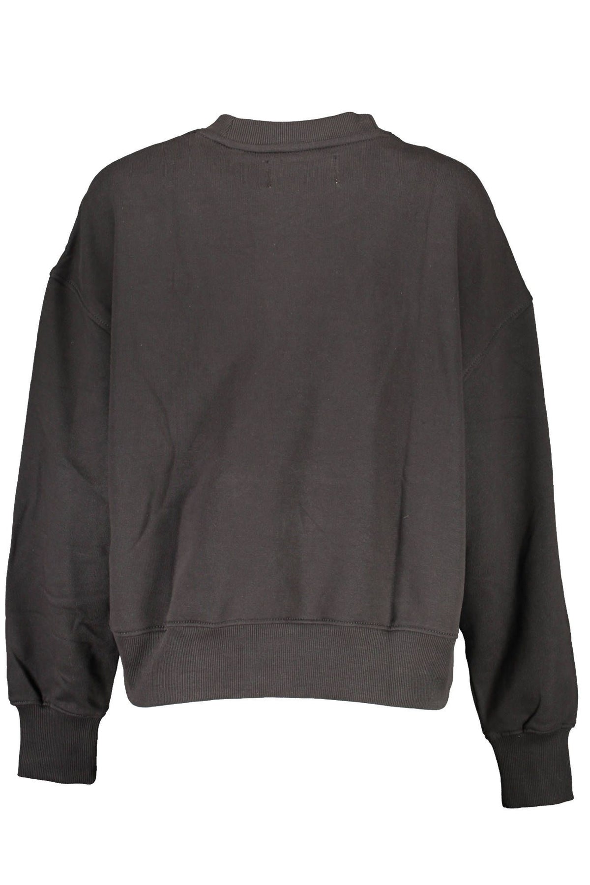 Calvin Klein Elegant Black Cotton Sweatshirt for Women