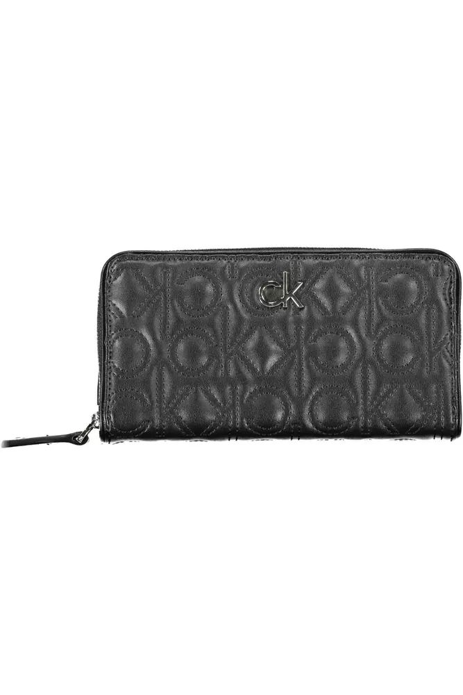 Calvin Klein Chic Black Polyethylene Zip Wallet