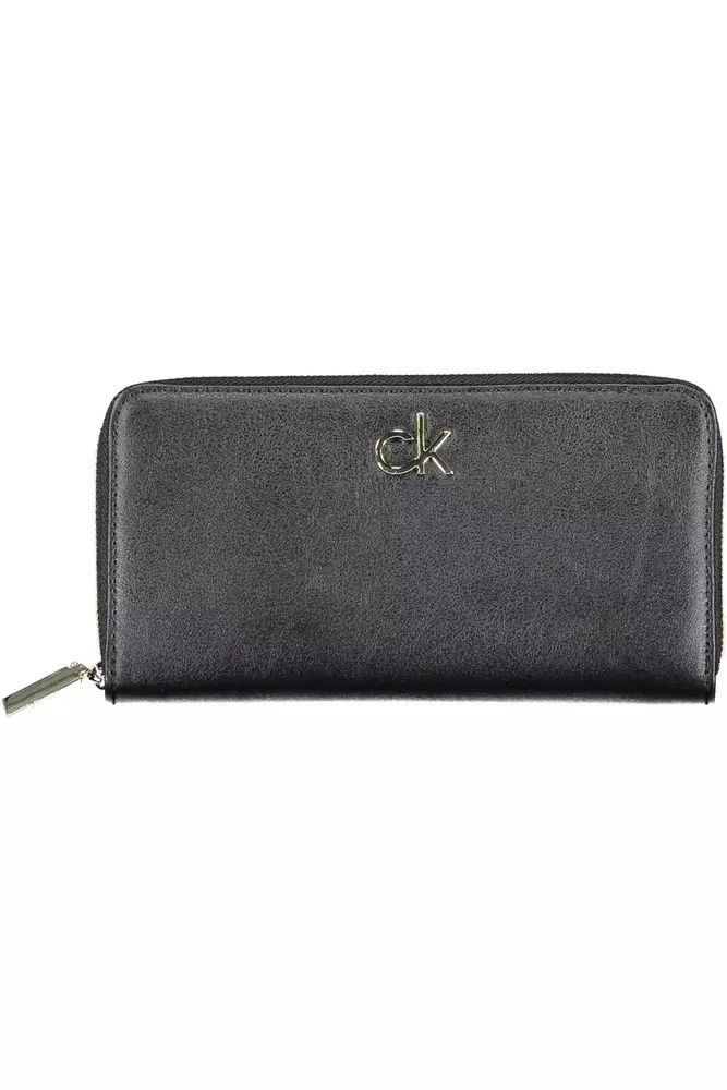 Calvin Klein Elegant Black Multi-Compartment Wallet