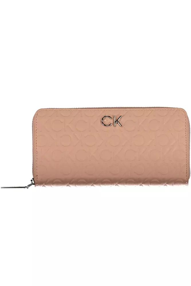 Calvin Klein Chic Pink RFID Wallet with Multiple Compartments