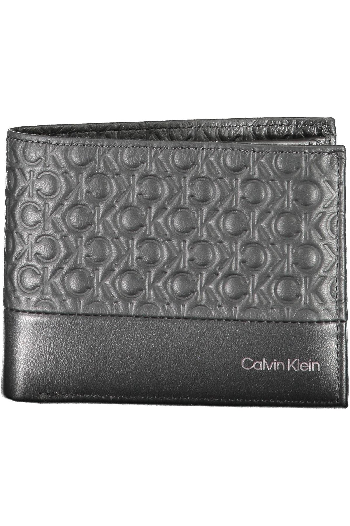 Calvin Klein Elegant Black Leather Wallet with RFID Block