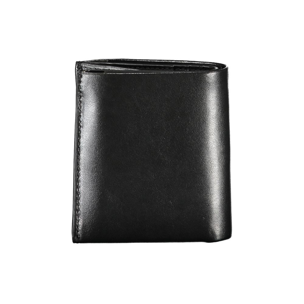 Calvin Klein Sleek Black Leather RFID Wallet