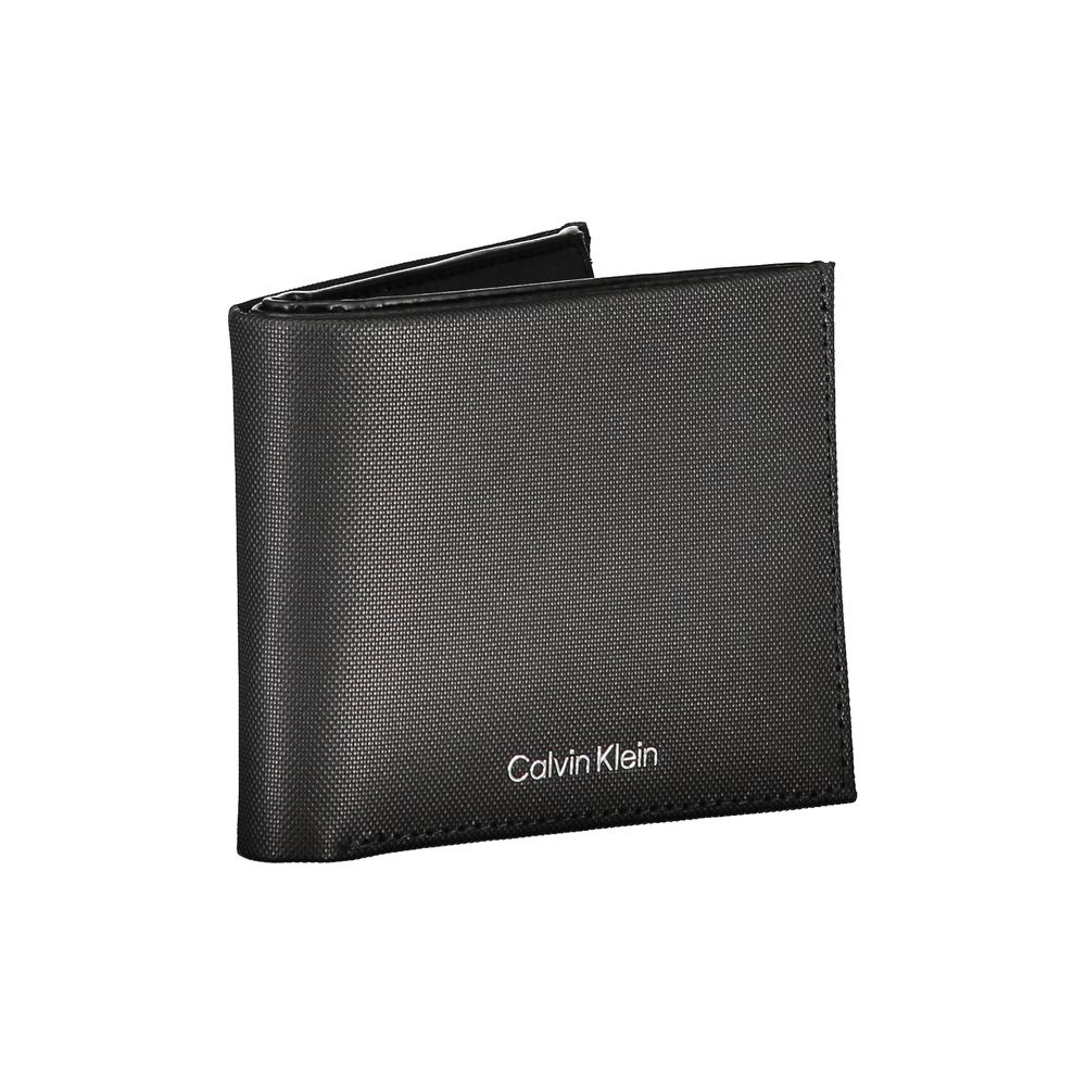 Calvin Klein Elegant Black Leather Wallet with RFID Block