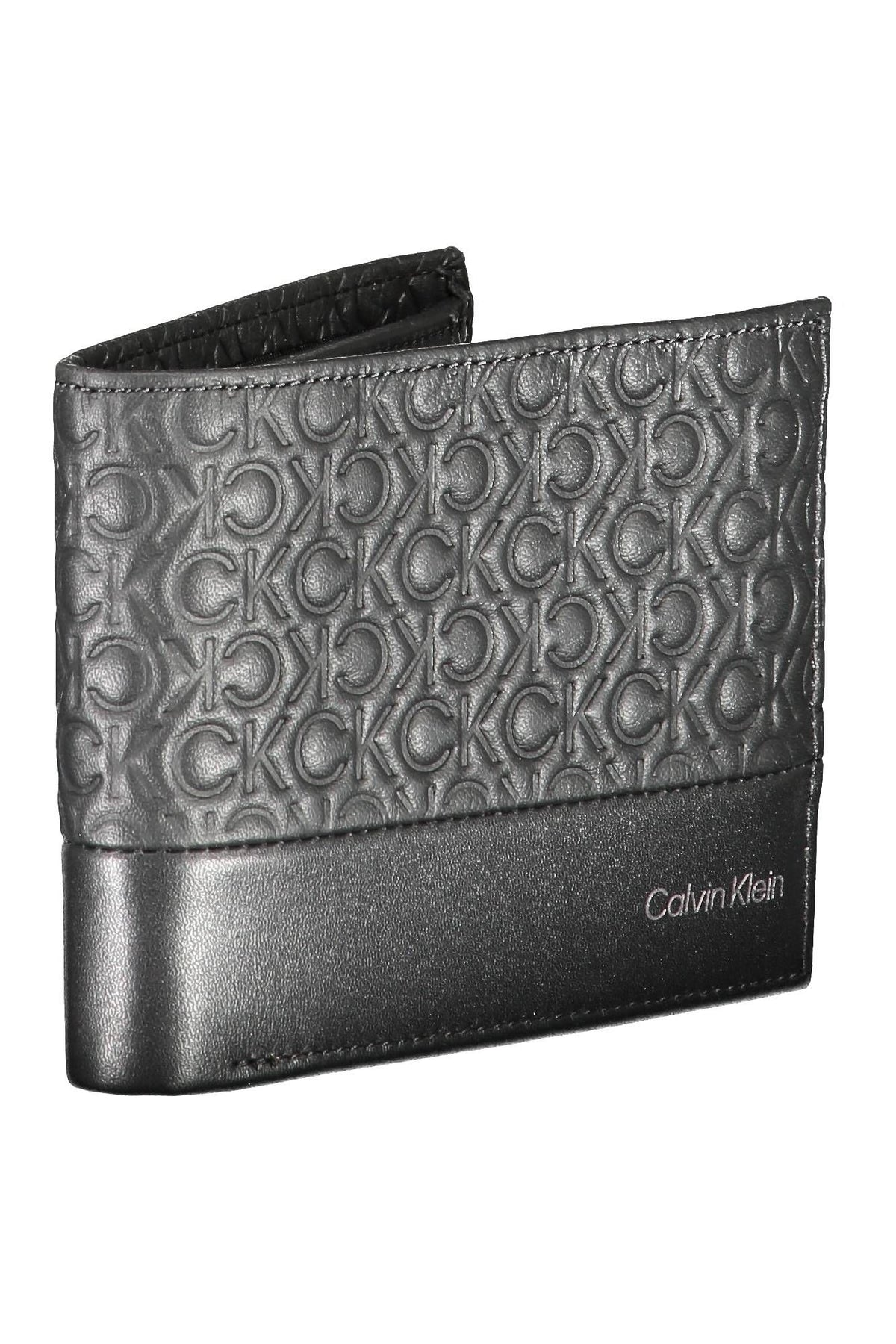 Calvin Klein Elegant Black Leather Wallet with RFID Block