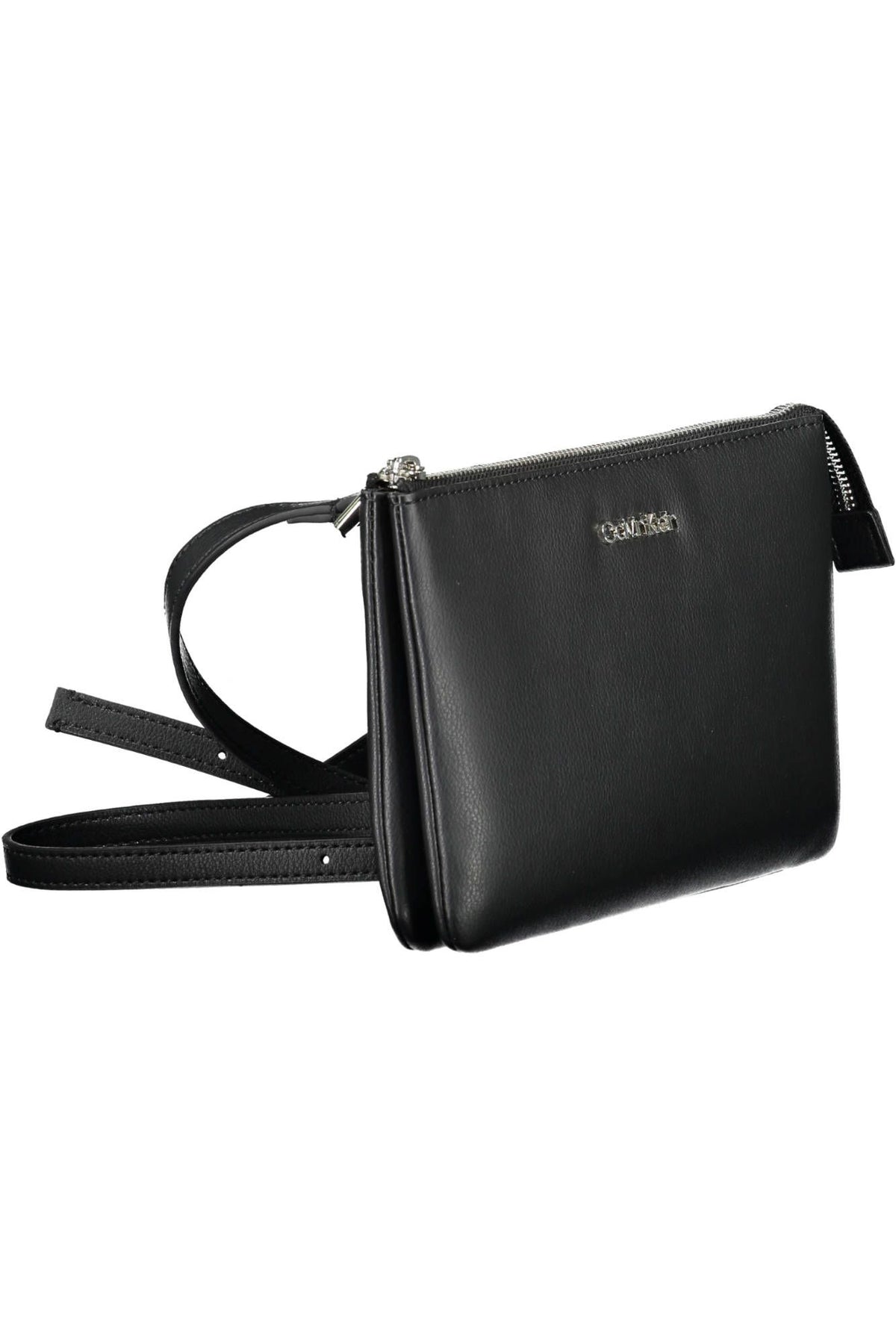 Calvin Klein Sleek Black Dual Compartment Handbag