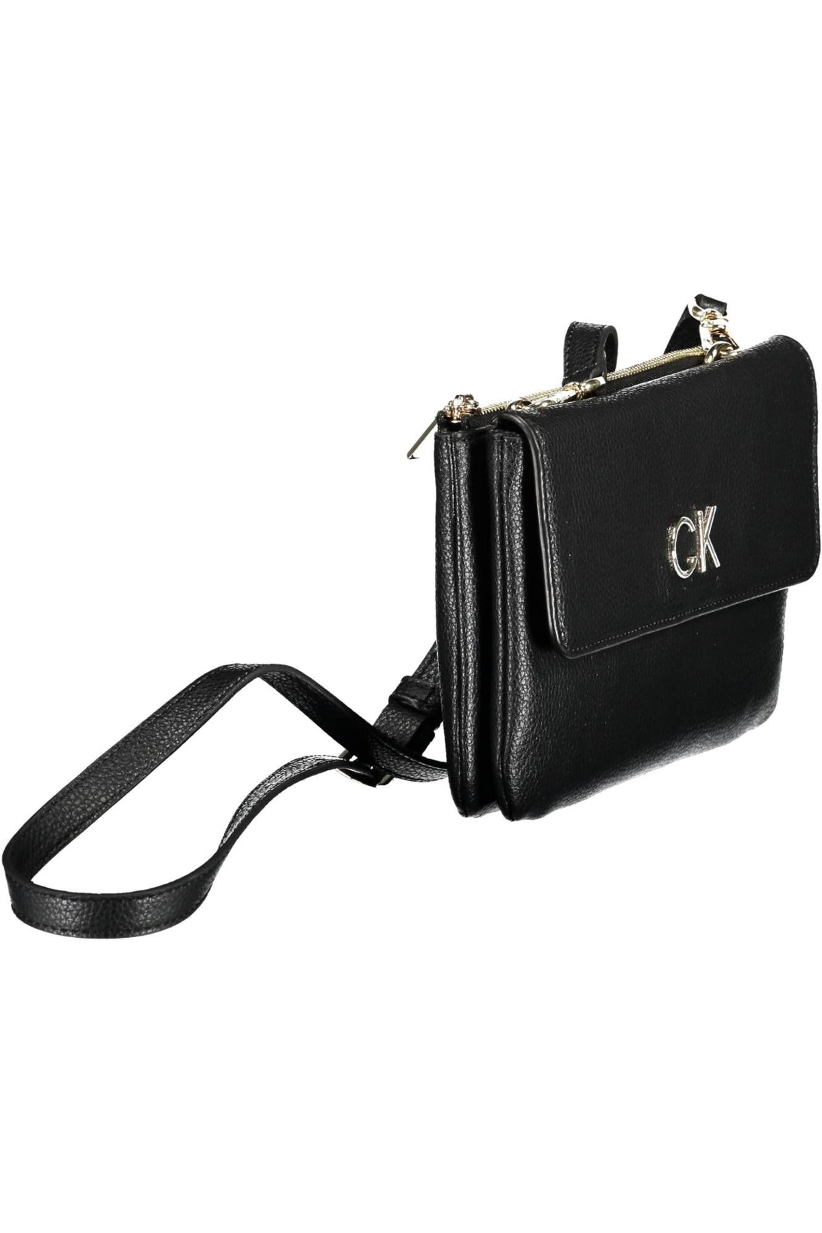 Calvin Klein Elegant Black Chain Shoulder Bag